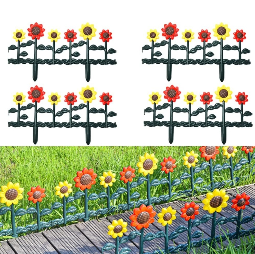 ISO Sungmor sunflower decorative garden fence.